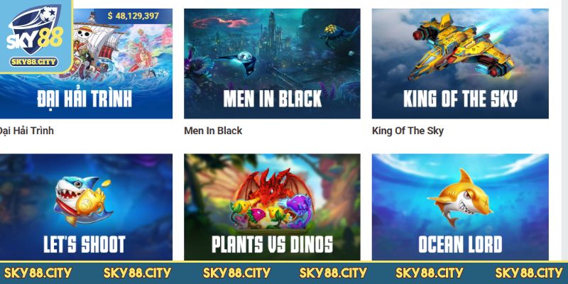 Khám phá thế giới Bắn Cá SKY88